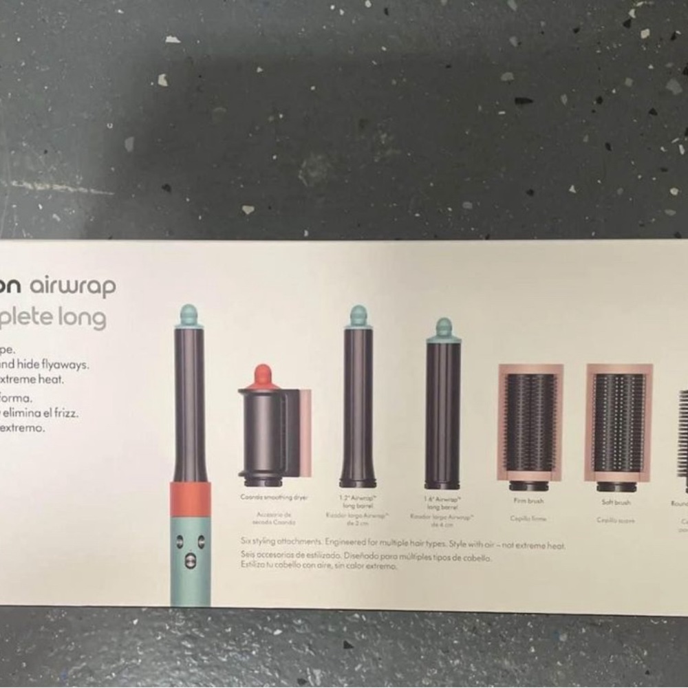 BNWT Dyson ceramic pop collection-airwrap, supersonic& corrale